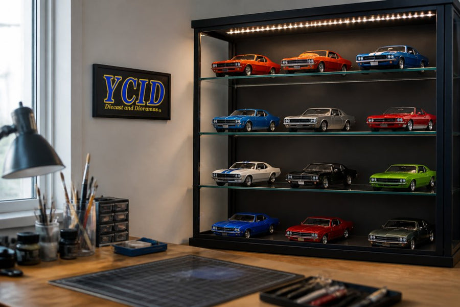 1:18 Scale Muscle Car Display Ideas for Collectors