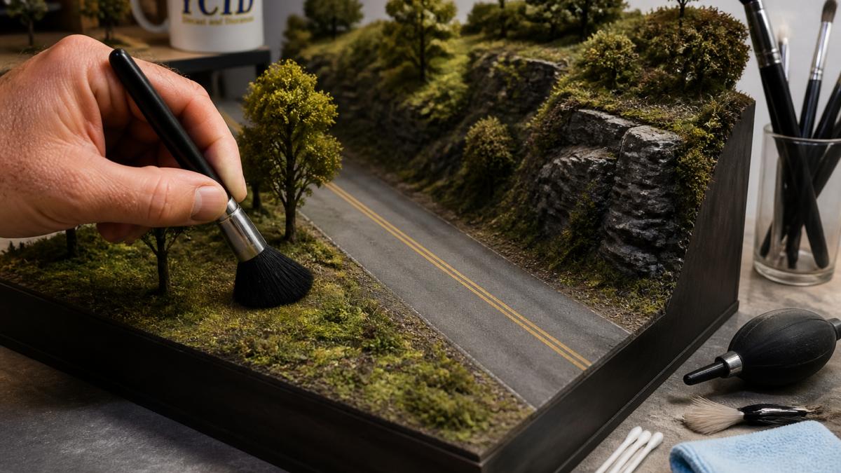 How to Safely Clean Dust From Delicate Diorama Scenery