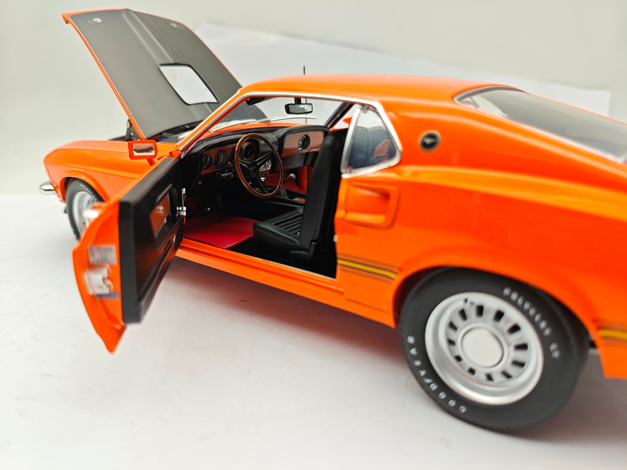 YCID 41, 1969 Mustang Mach 1 in Special Order color Madagascar Orange