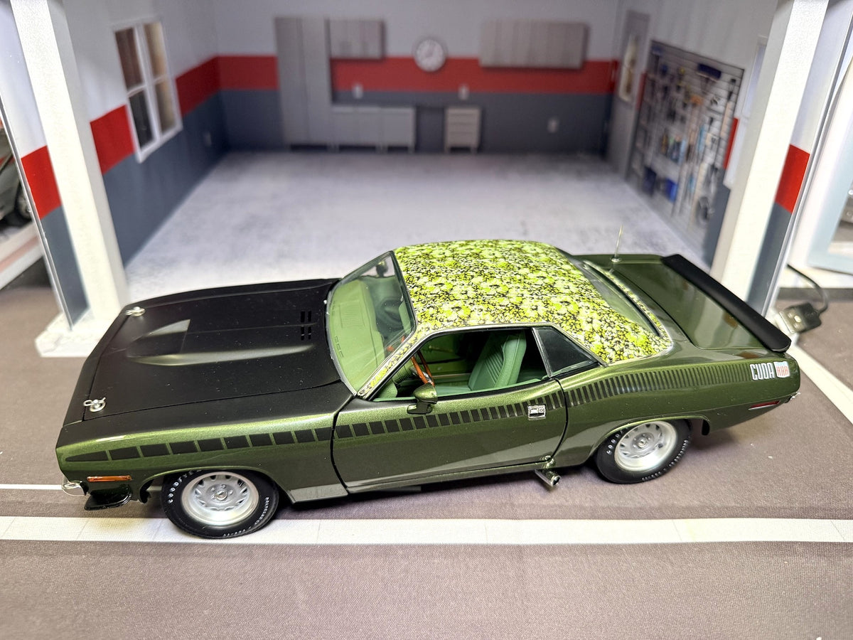 YCID Mod Top #6, 1970 AAR Cuda F8 Green, 1-48