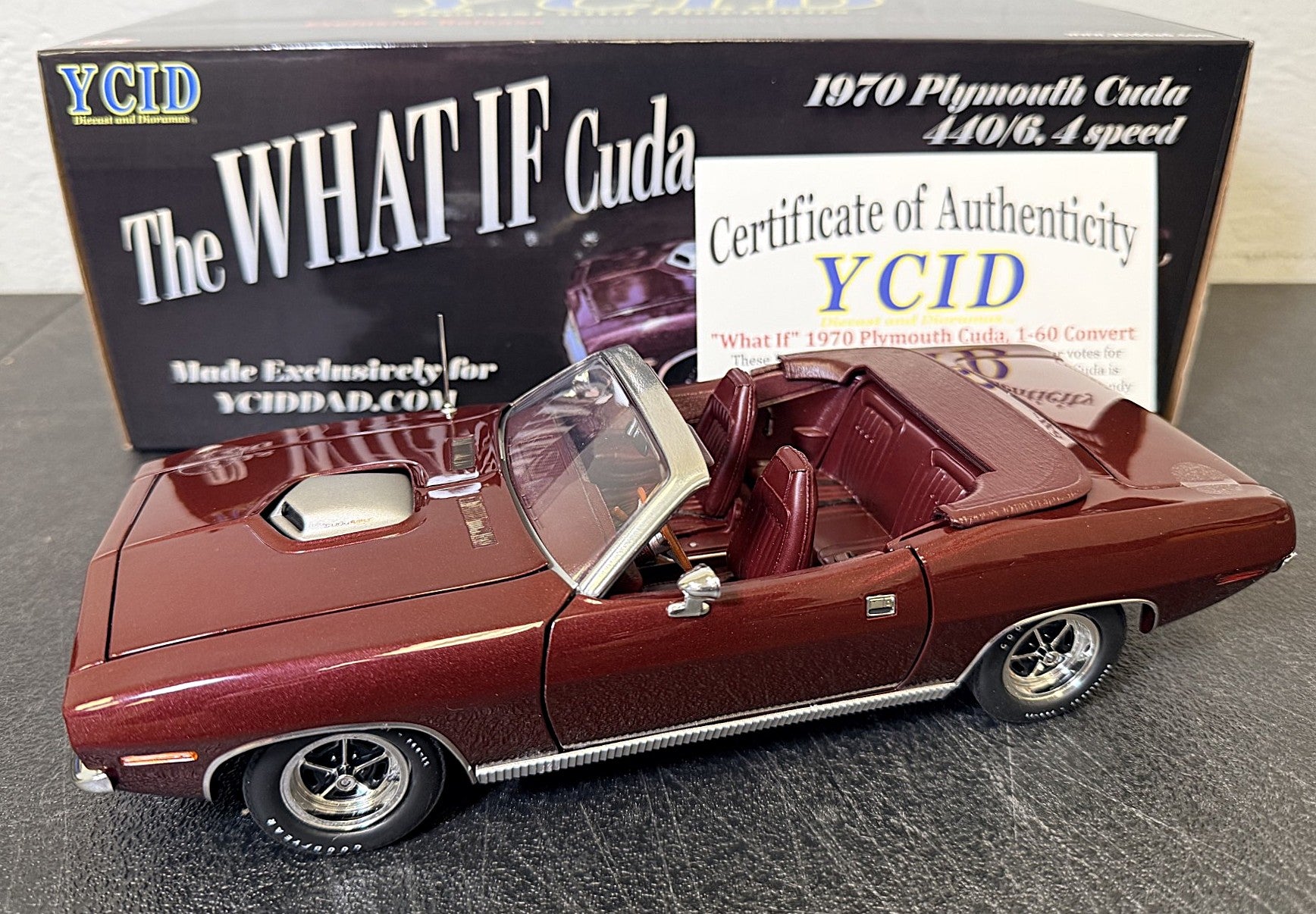 YCID 48, 1970 Cuda, "What If", 440+6, Collector Created!