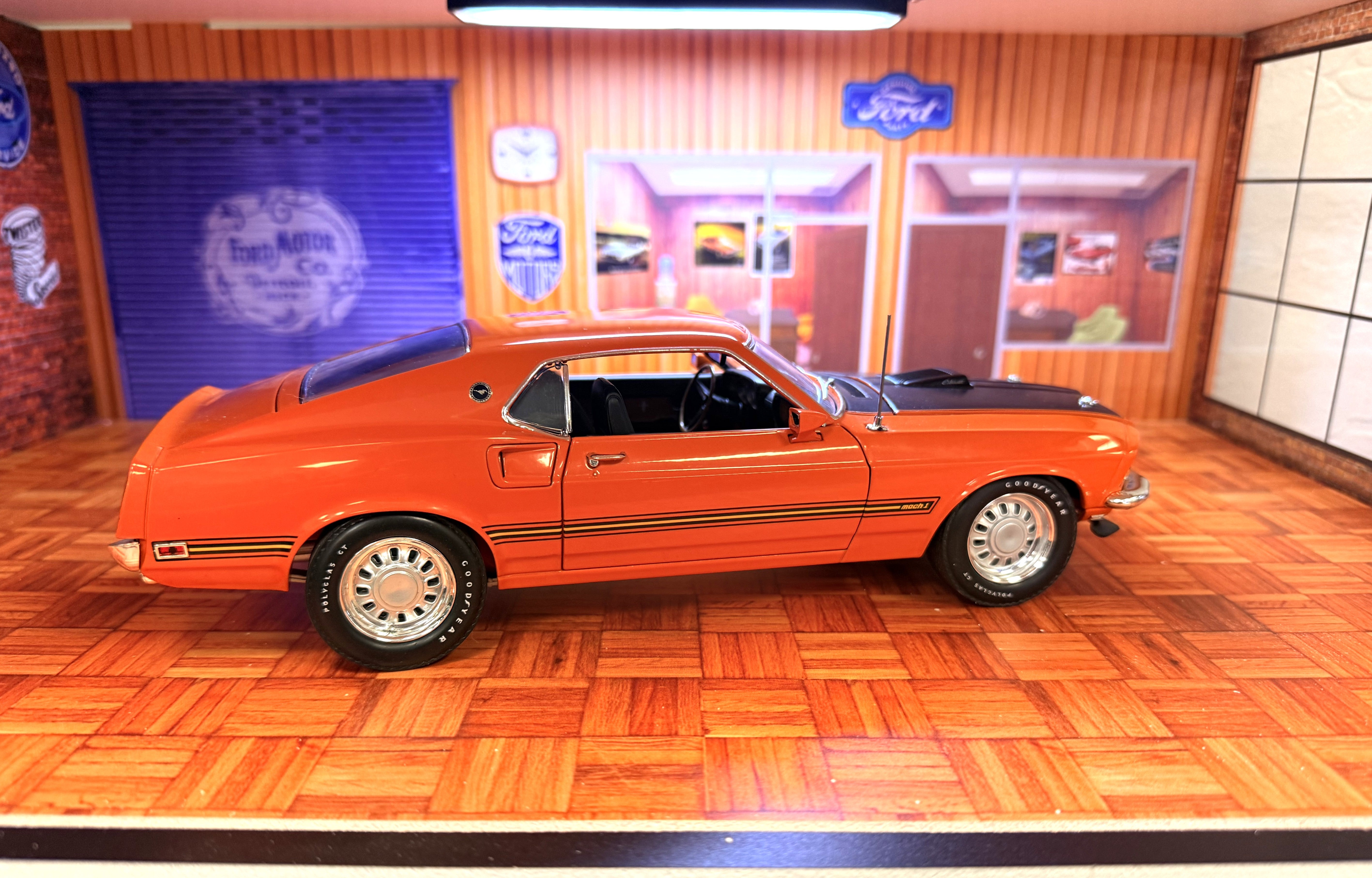 YCID 41, 1969 Mustang Mach 1 in Special Order color Madagascar