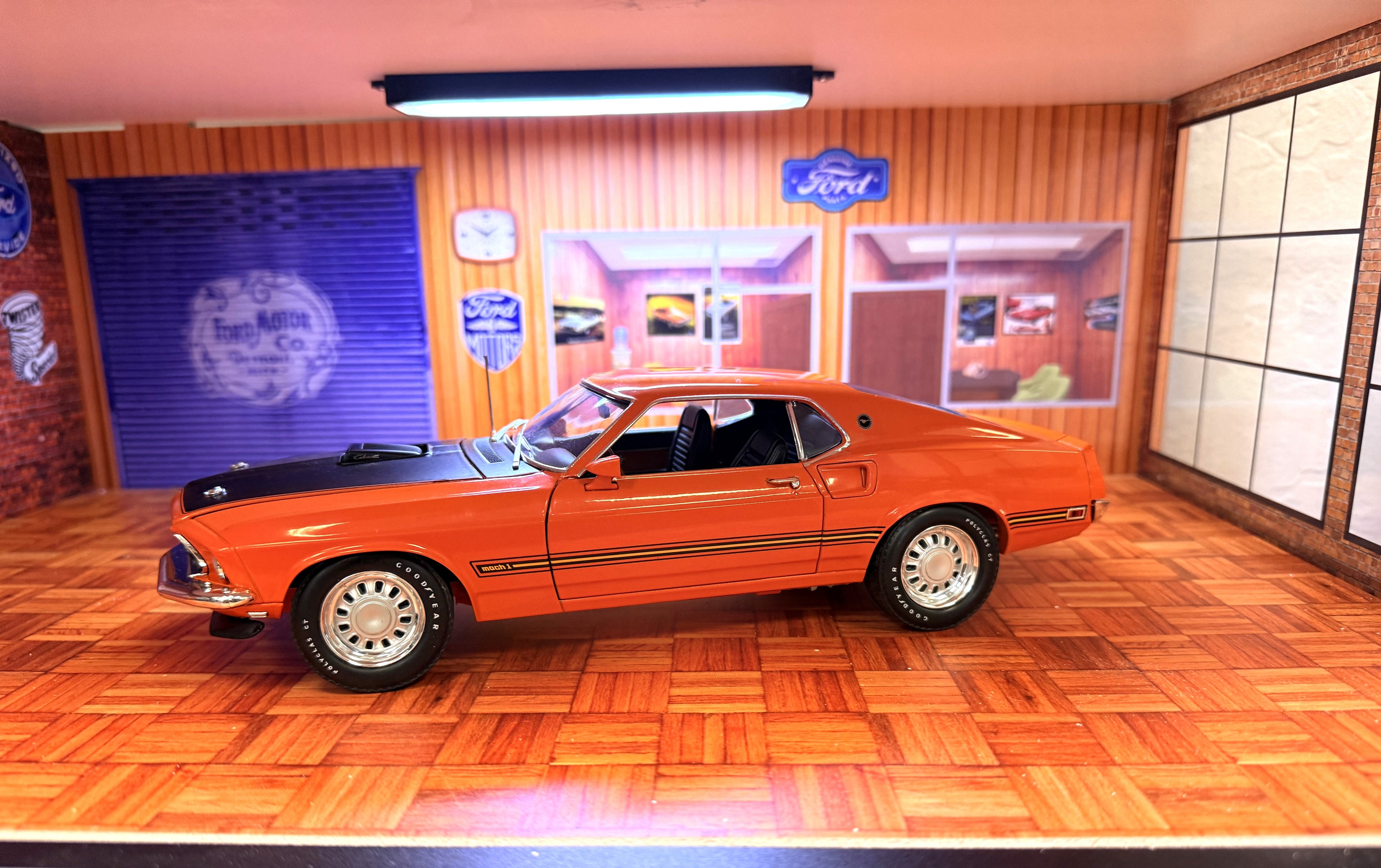 YCID 41, 1969 Mustang Mach 1 in Special Order color Madagascar Orange