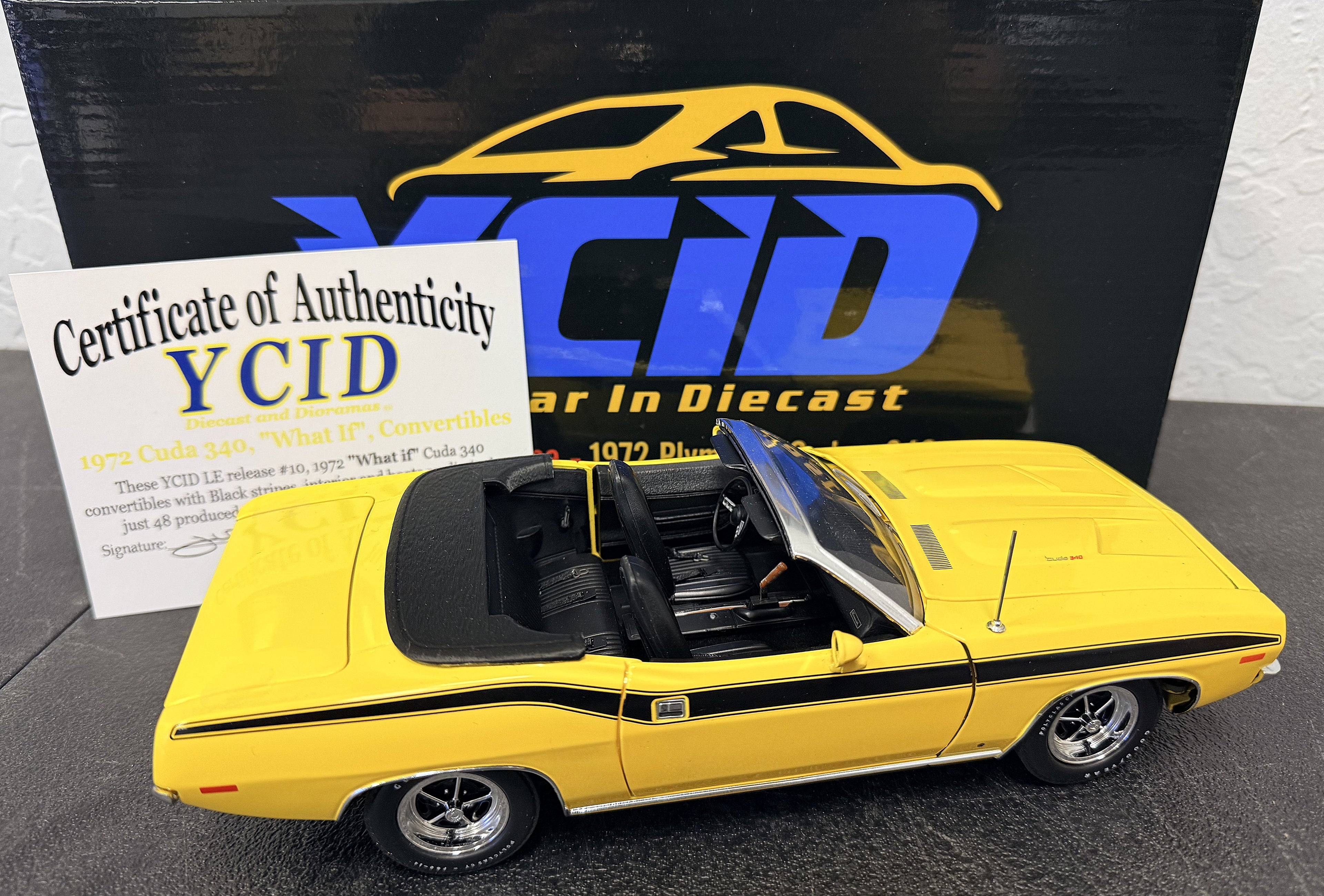 YCID #42, 1972 Cuda 340, FIRST 72 CUDA, Coupe, Vinyl Top and Convertibles