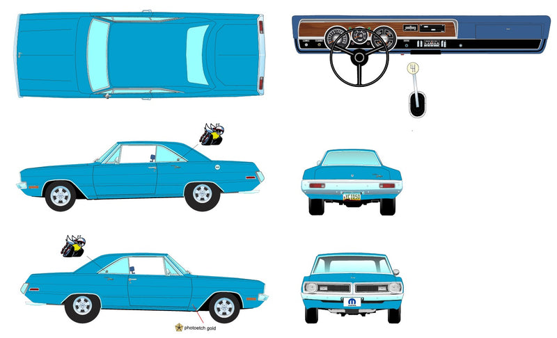 YCID #50, 1970 Dodge Dart Swinger 440, 1-199