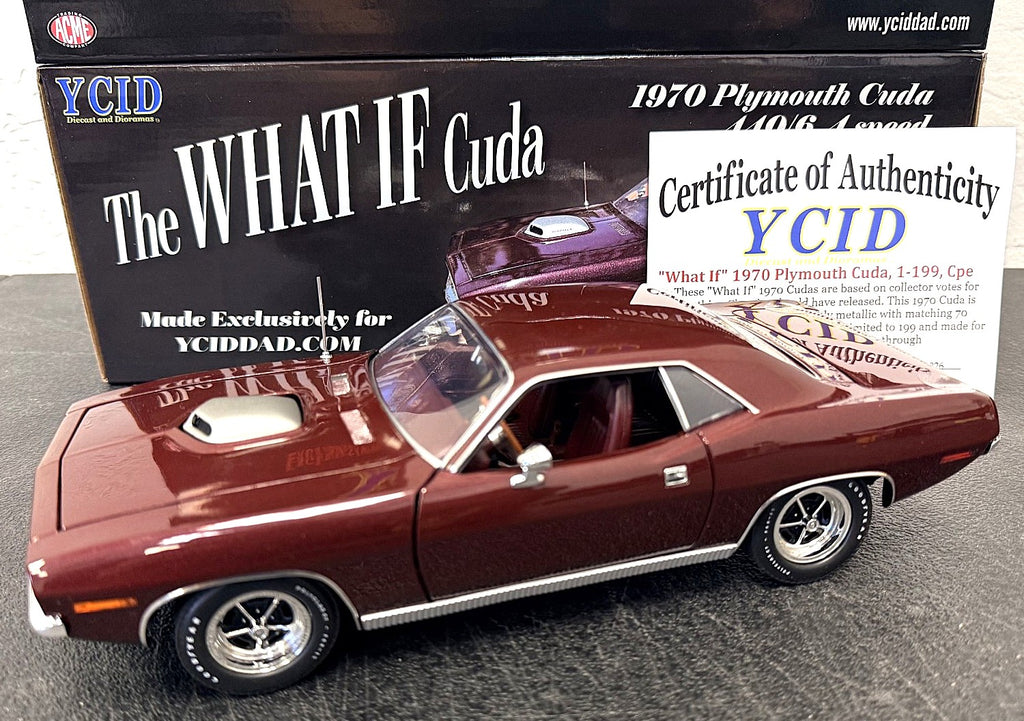 YCID 48, 1970 Cuda, "What If", 440+6, Collector Created!