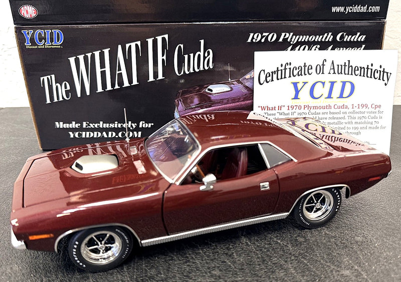 YCID 48, 1970 Cuda, "What If", 440+6, Collector Created!