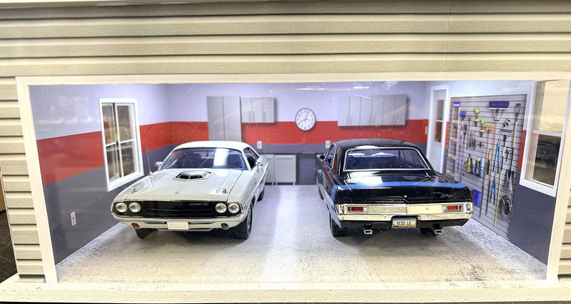 1/18 scale Universal 2 Car Garage