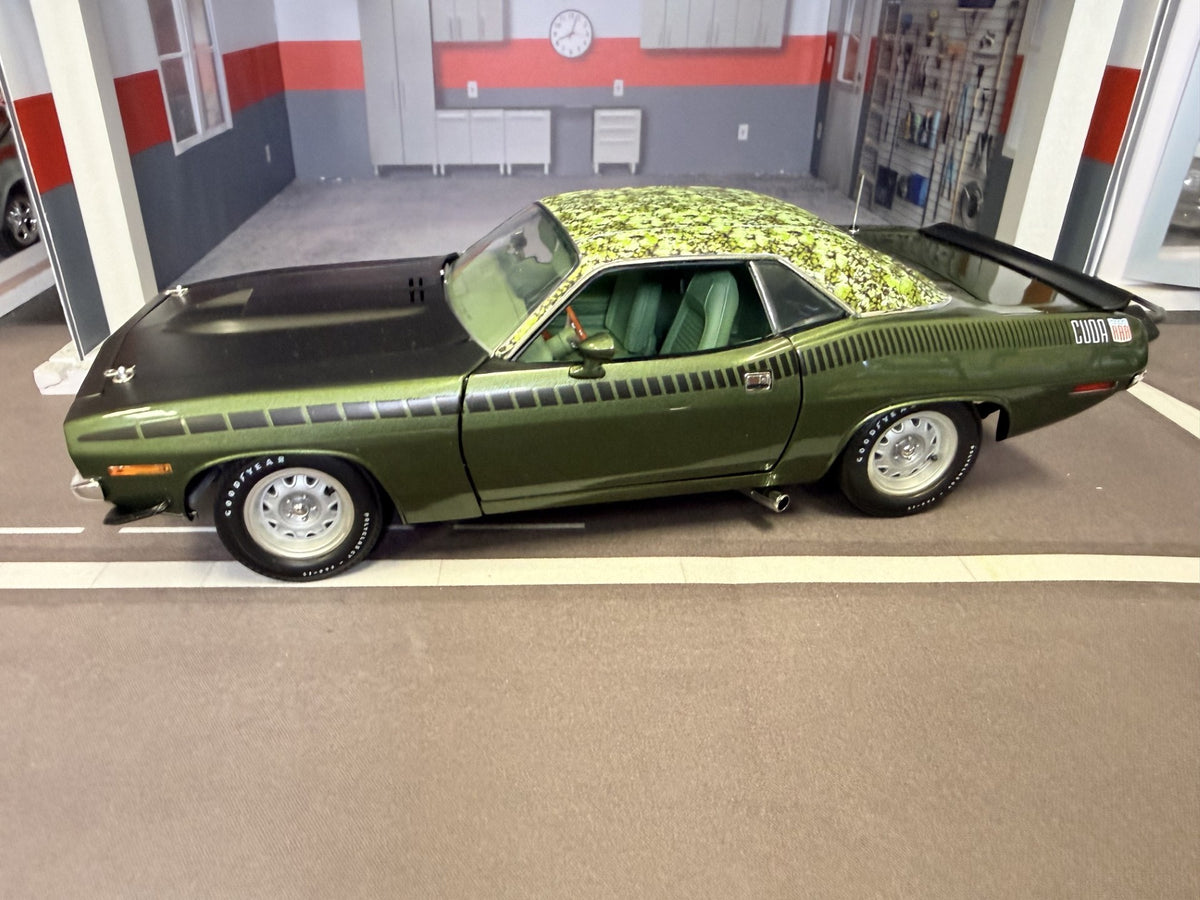YCID Mod Top #6, 1970 AAR Cuda F8 Green, 1-48