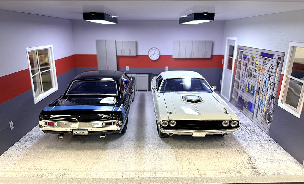 1/18 scale Universal 2 Car Garage