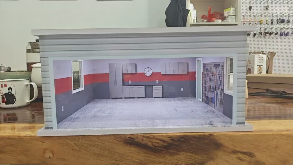 1/18 scale Universal 2 Car Garage