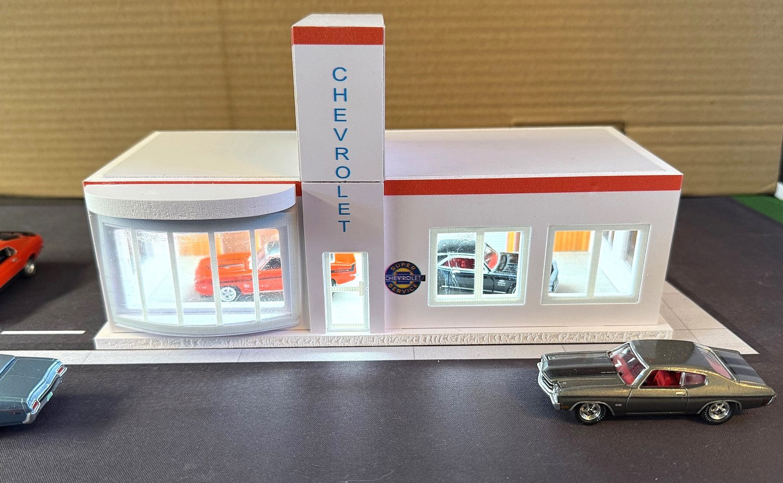 Yenko Chevrolet Dealership Diorama
