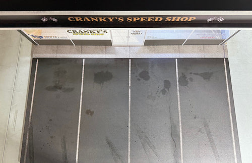 Crankys Speed Shop 1/18 diorama