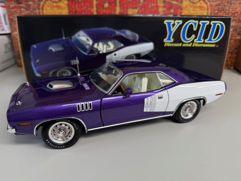 YCID #40, 1971 Cuda, 440/6 In Voilet