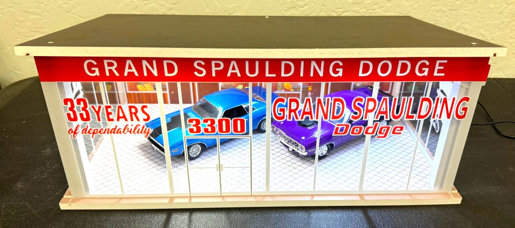Mr Norms Grand Spaulding Dodge Showroom Diorama