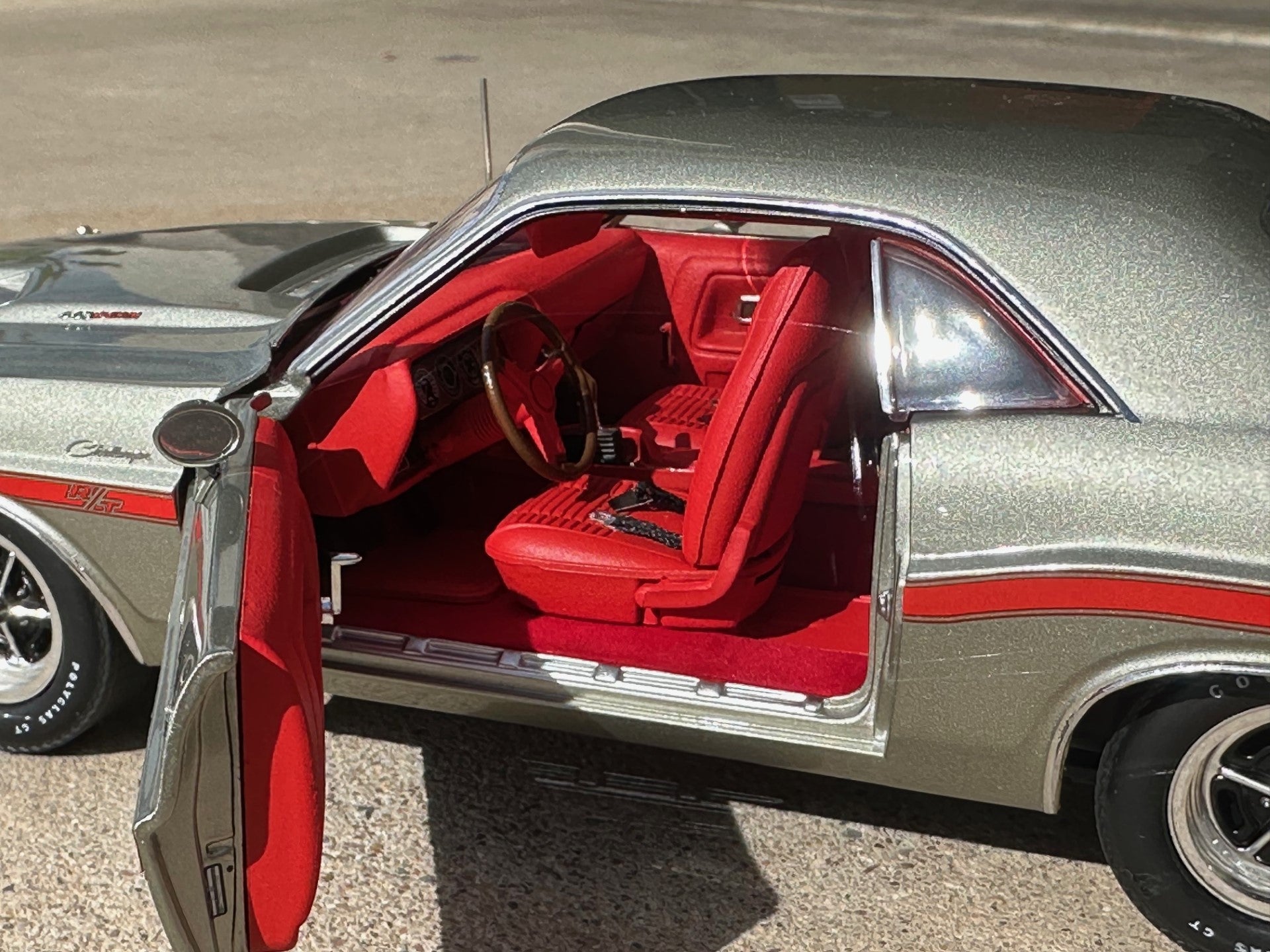 YCID #31, 1970 Dodge Challenger R/T, Silver with Red interior