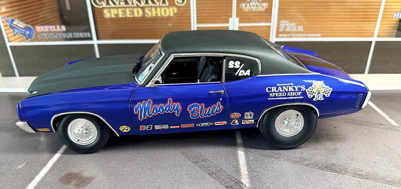 Crankys Speed Shop #1, 1970 Chevelle, Moody Blues