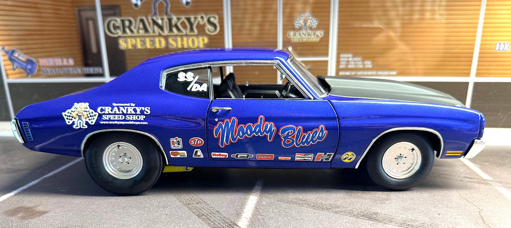 Crankys Speed Shop #1, 1970 Chevelle, Moody Blues