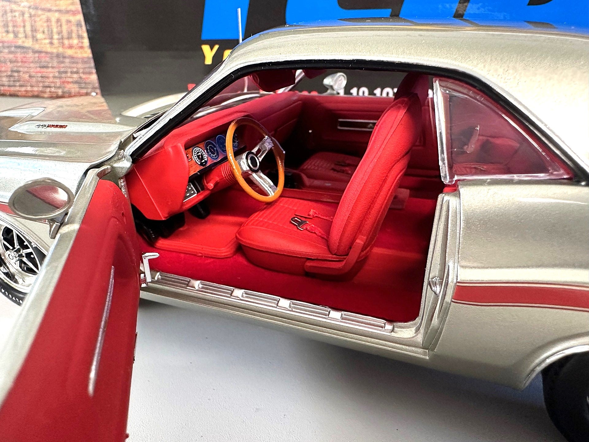 YCID #31, 1970 Dodge Challenger R/T, Silver with Red interior