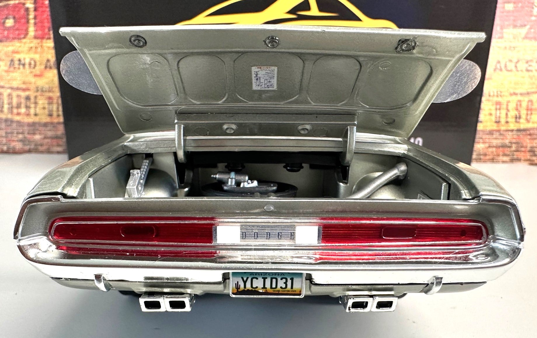YCID #31, 1970 Dodge Challenger R/T, Silver with Red interior