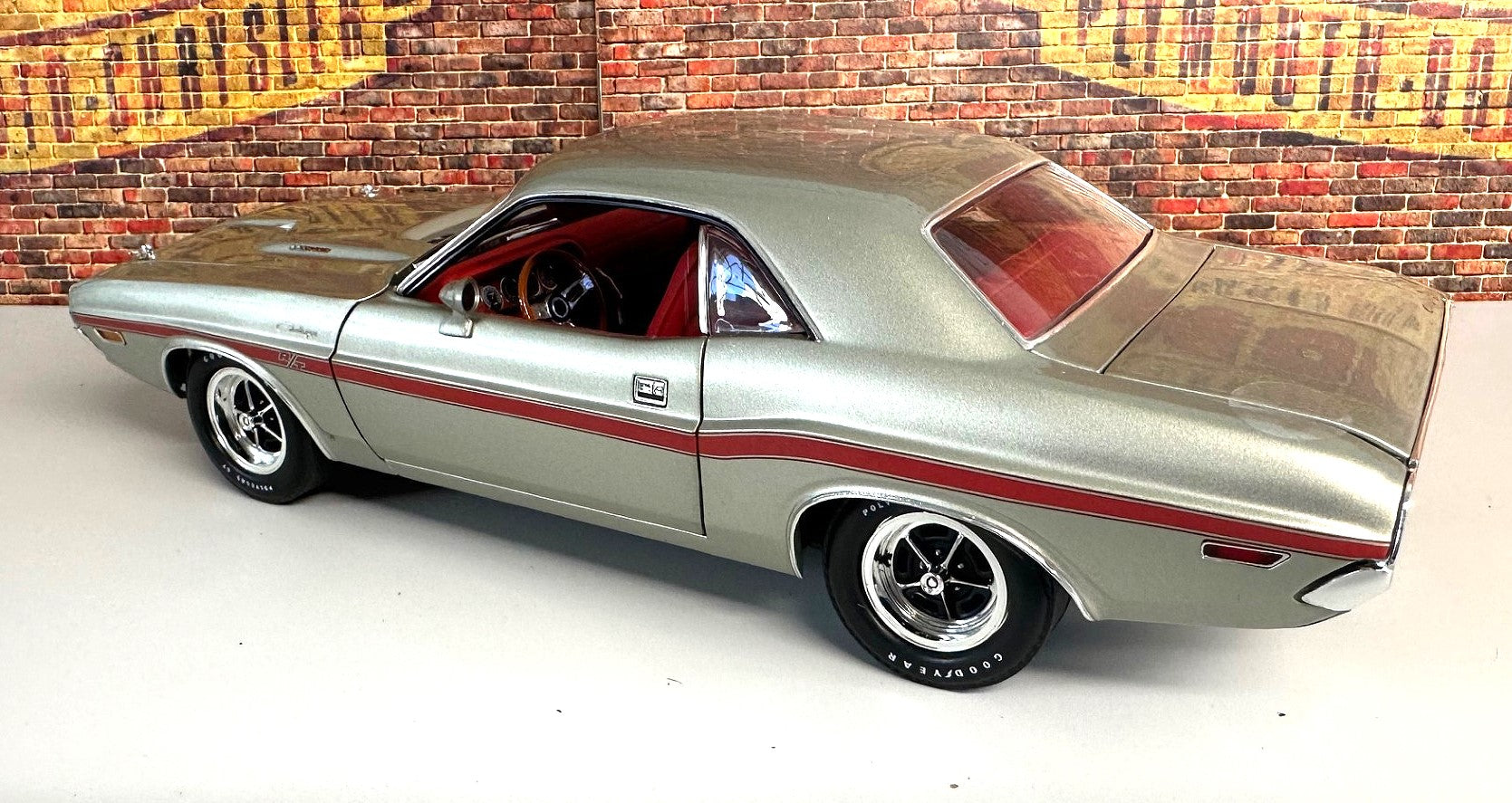 YCID #31, 1970 Dodge Challenger R/T, Silver with Red interior