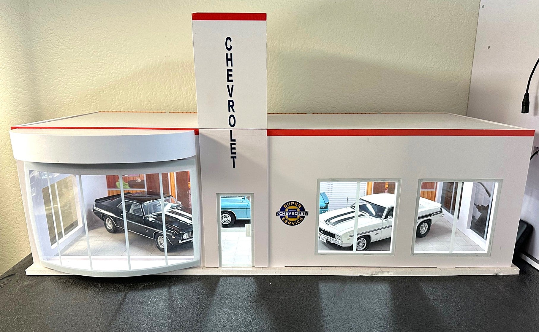 Yenko Chevrolet Dealership Diorama