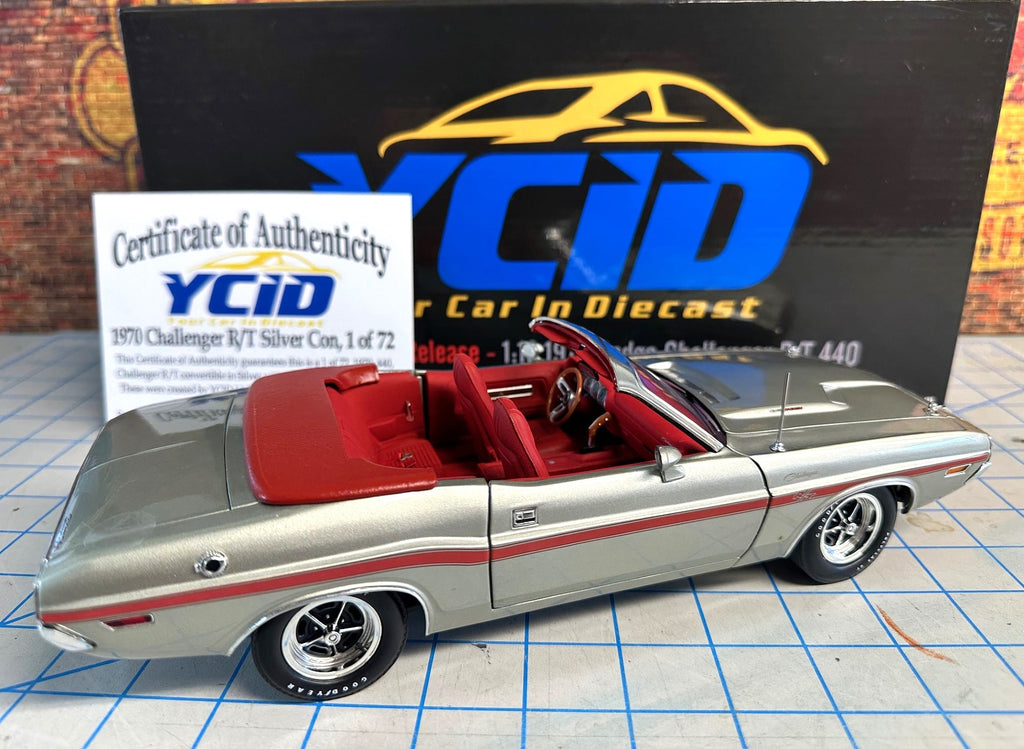 YCID #31, 1970 Dodge Challenger R/T, Silver with Red interior