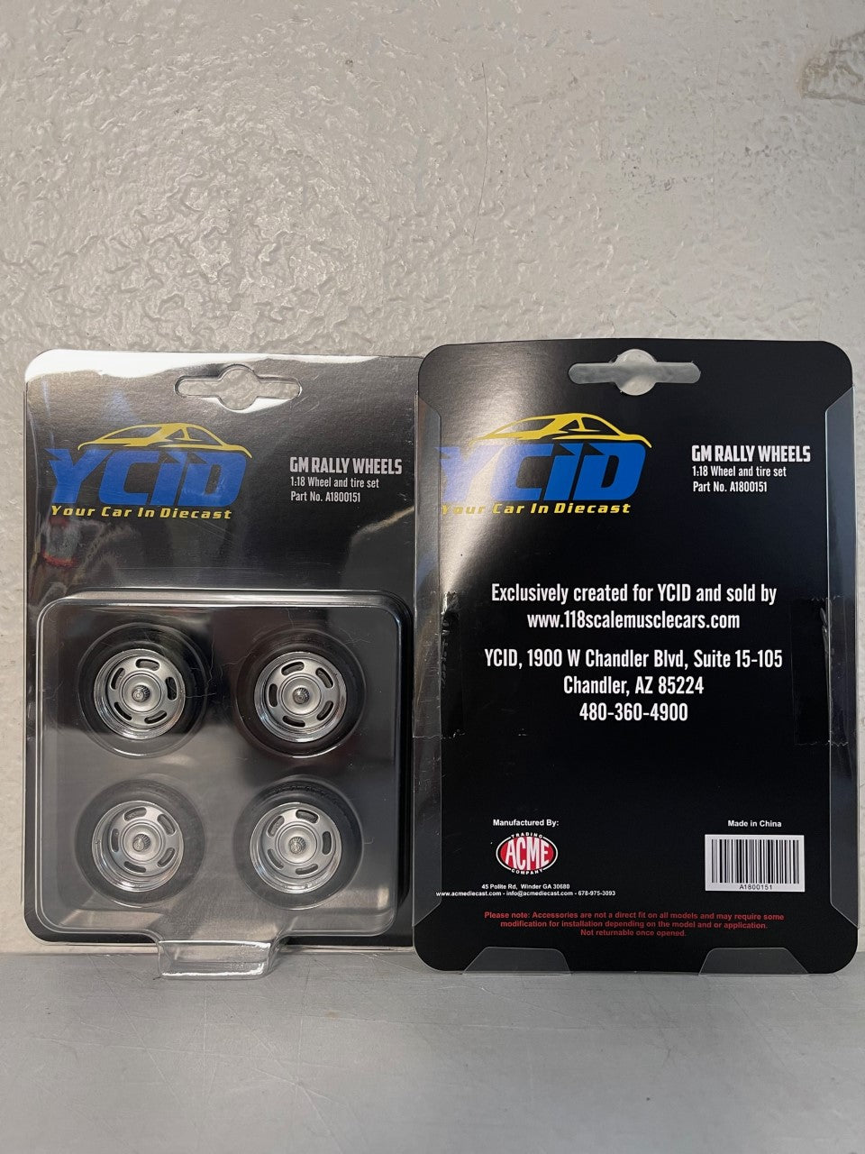 YCID 18 inch GM Rally Wheels